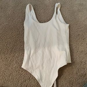 White womens body suit